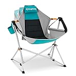 KingCamp Hammock Camping Chair, Swinging Portable Folding Camp Chairs for Adults Max 440lbs Heavy Duty Foldable Oversized Rocker with Aluminum Alloy Frame Cup Holder for Outdoor Beach Patio Sport