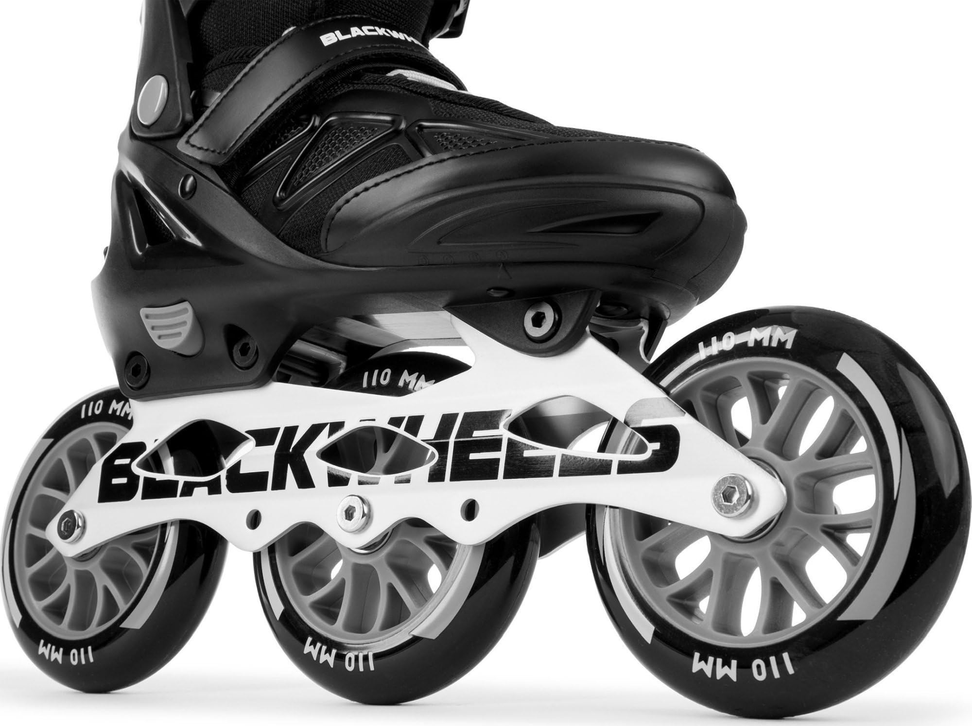 Patines en línea BLACKWHEELS Dynamic de Tres Ruedas con Chasis de Aluminio ABEC-7 One-Step-Adjustment
