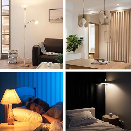 Miniatura 5 de Wiyifada Paquete de 2 bombillas LED de 3 vías, equivalente a 30, 70, 100 W, color blanco suave de 3000 K, base E26, bombillas de 3 vías para lectura