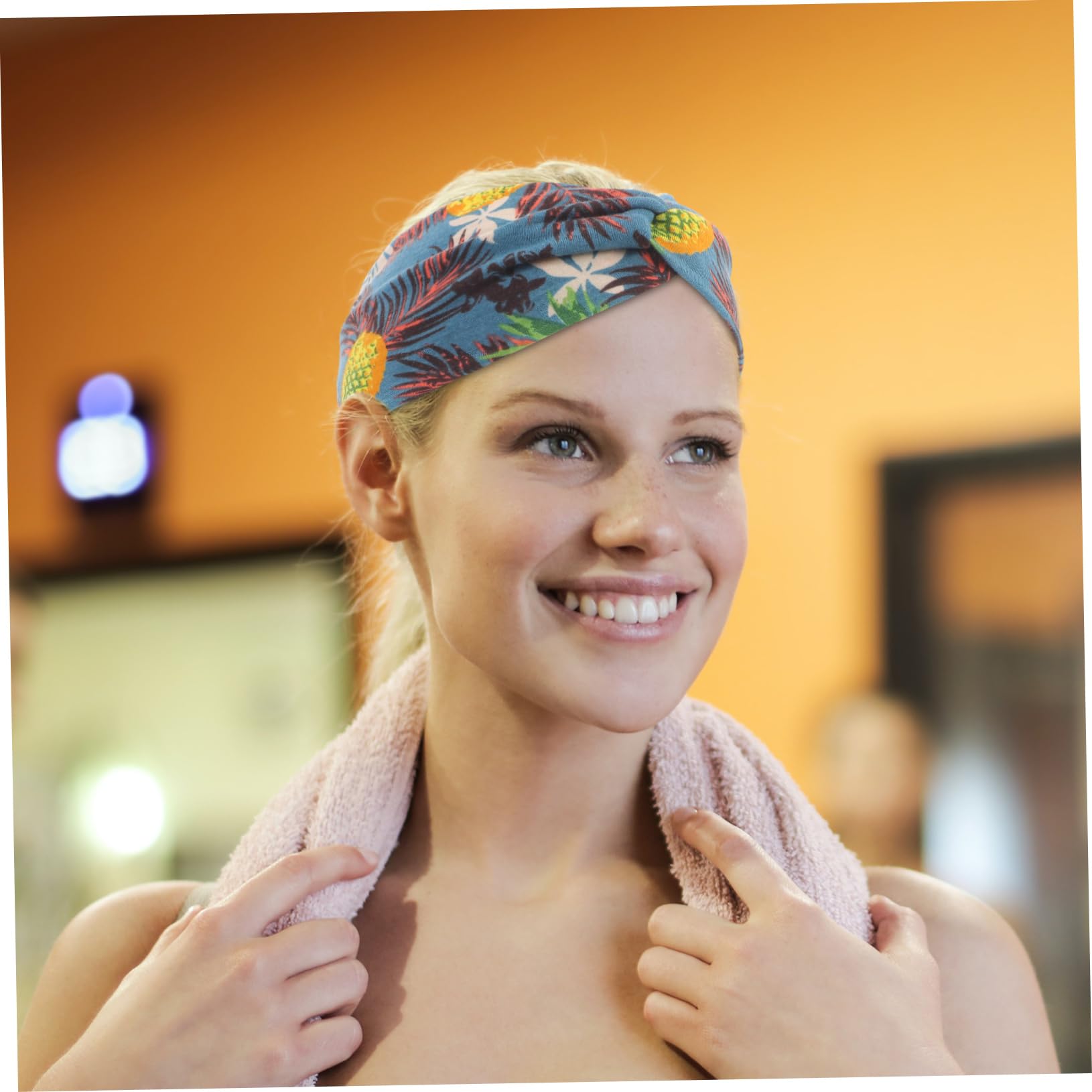 Baluue fascia da yoga Cerchietto yoga antiscivolo Cerchietto fitness antiscivolo fasce per da uomo fasce decorative per le donne da portatili tessuto