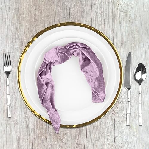 Miniatura 3 de Koyal Wholesale Servilletas de terciopelo para decoración de mesa de boda, mesa de recepción, decoración del hogar, ropa de cama, servicio y