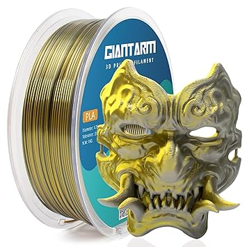 GIANTARM Silk PLA Filament, Dual-Color?Gold+Silver?