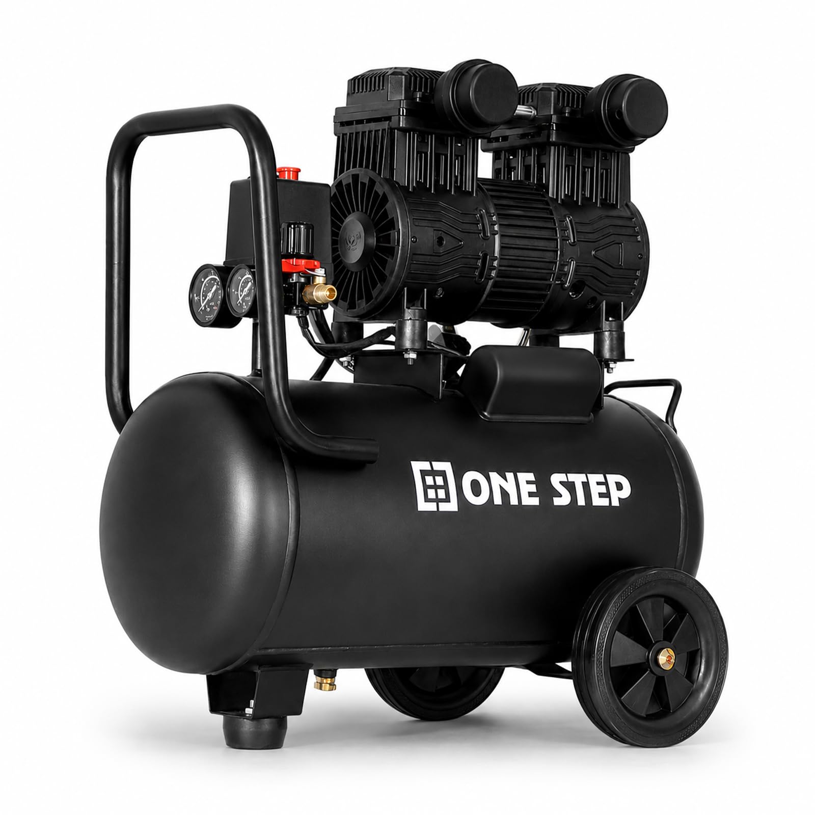 ONE STEP 30L エアコンプレッサー 静音 オイルレス 次世代 100V