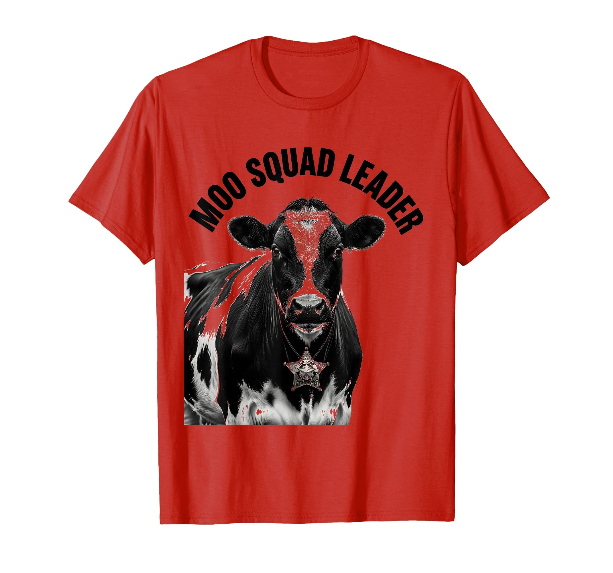 Moo Squad Leader Funny Cow Lover Design T-Shirt