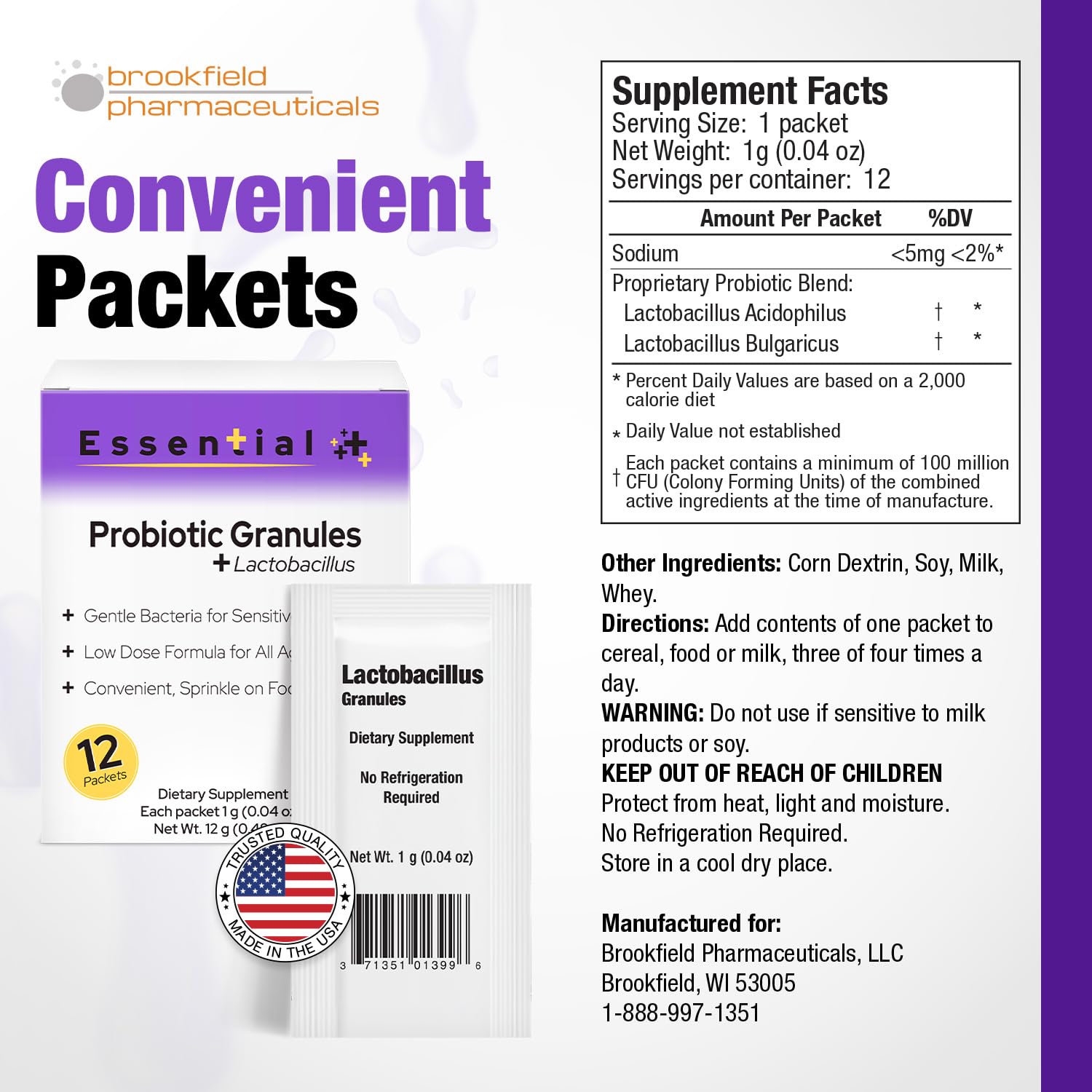 Lactobacillus Probiotic 12 Packets — Amazon image 5