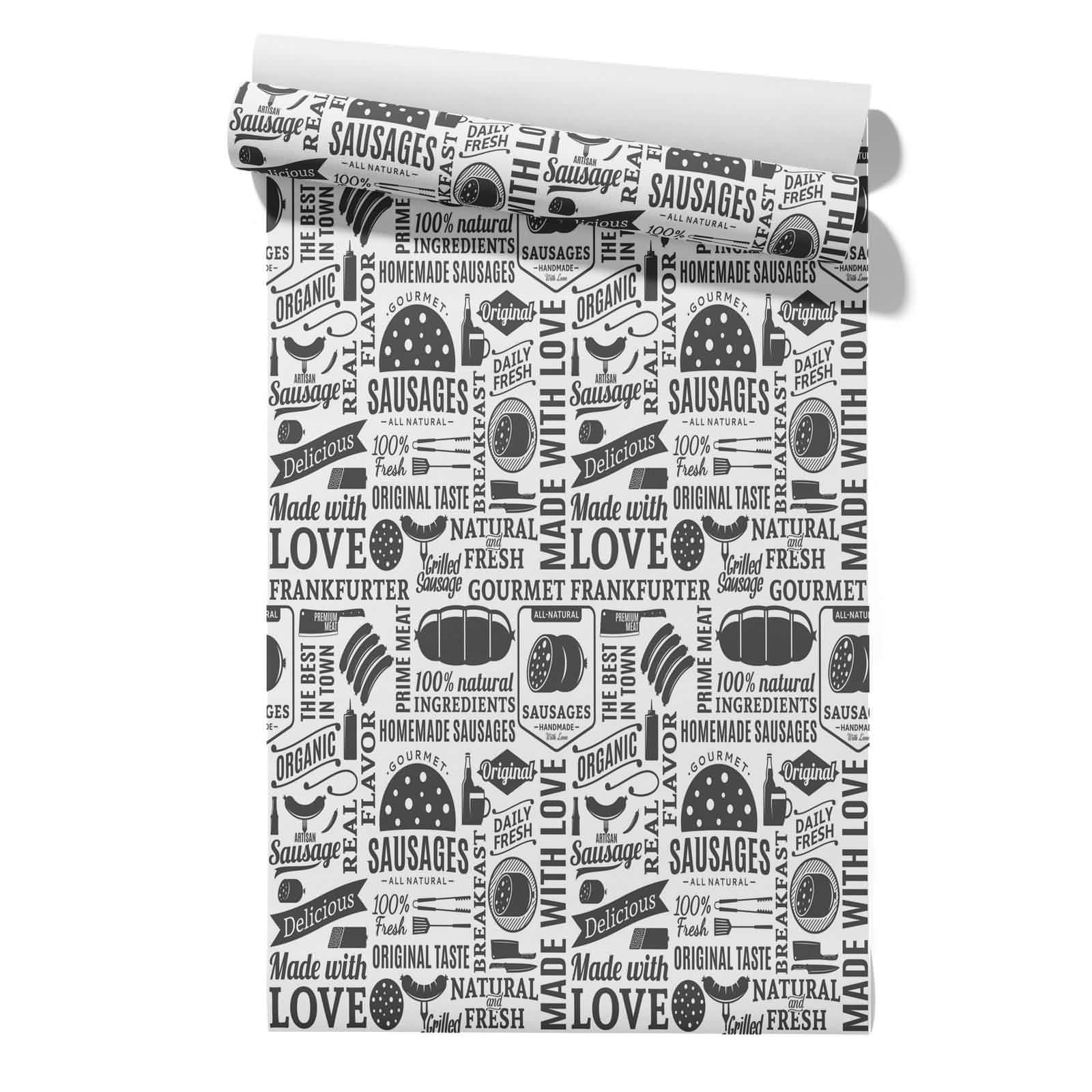 CEVAN Self Adhesive Wallpaper Roll Peel and Stick Bathroom Covering Panels Retro Personality PVC Border Drawer Liner Dresser Cabinet Drawer Shelf Liner Wallpaper 45x300cm