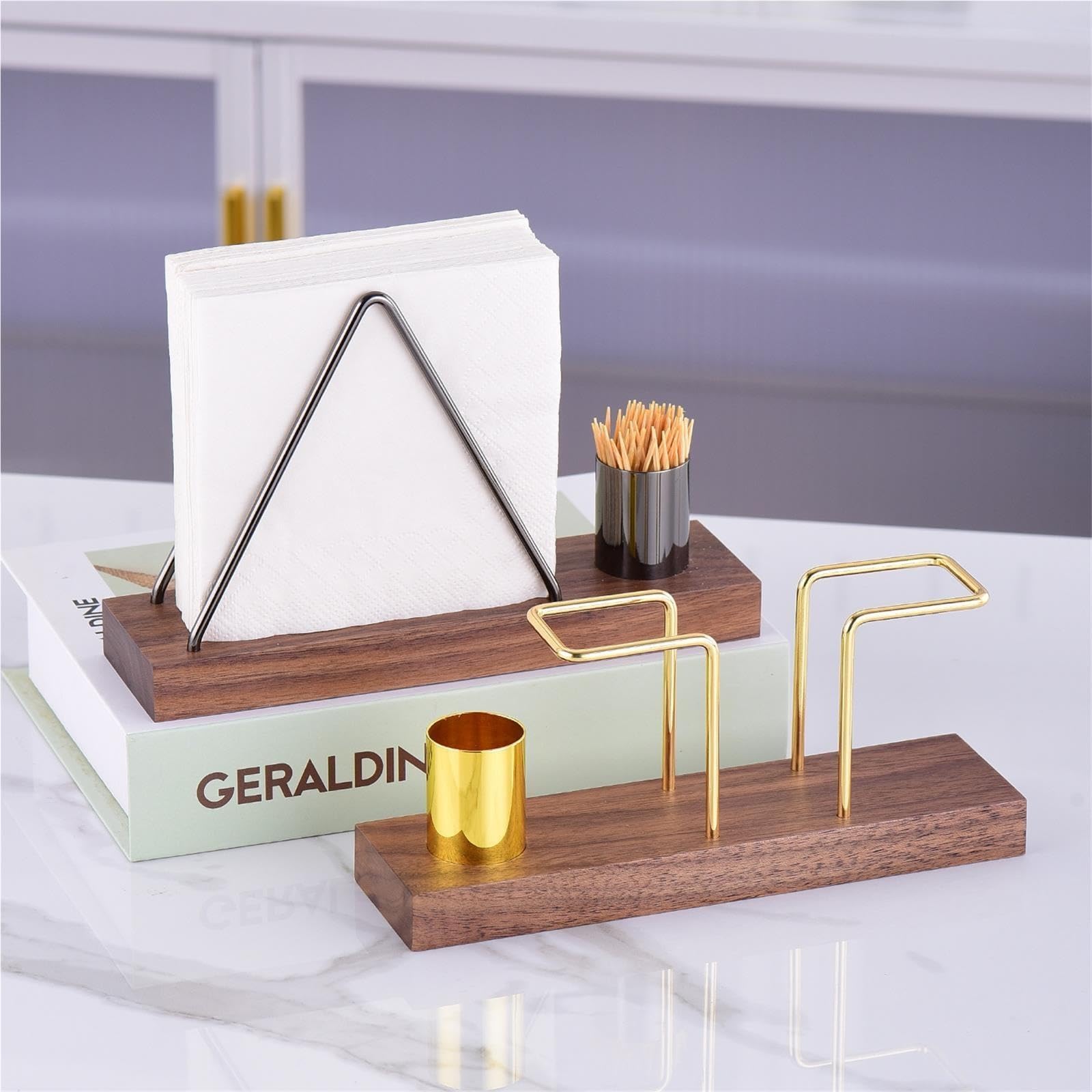Soporte For Papel De Cocina Vertical 2 Uds para Bar