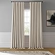 HPD Half Price Drapes Signature Velvet Thermal Blackout Curtains for Living Room 96 Inch Long (1 Panel) Rod Pocket Insulated Blackout Curtains for Bedroom Window Curtains, 50W x 96L, Silver Grey