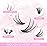 Cluster Lashes Large Tray 30D DIY Eyelash Extension D Curl Individual Lashes Cluster Faux Mink Black Lash Clusters Pre Made Volume Lashes Professional Makeup (30D-0.07-D, 8-16mm)
