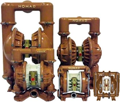 Nomad 15-2693 1/2 inch aodd Pump, Aluminum with Neoprene diaphragms and fnpt Ports