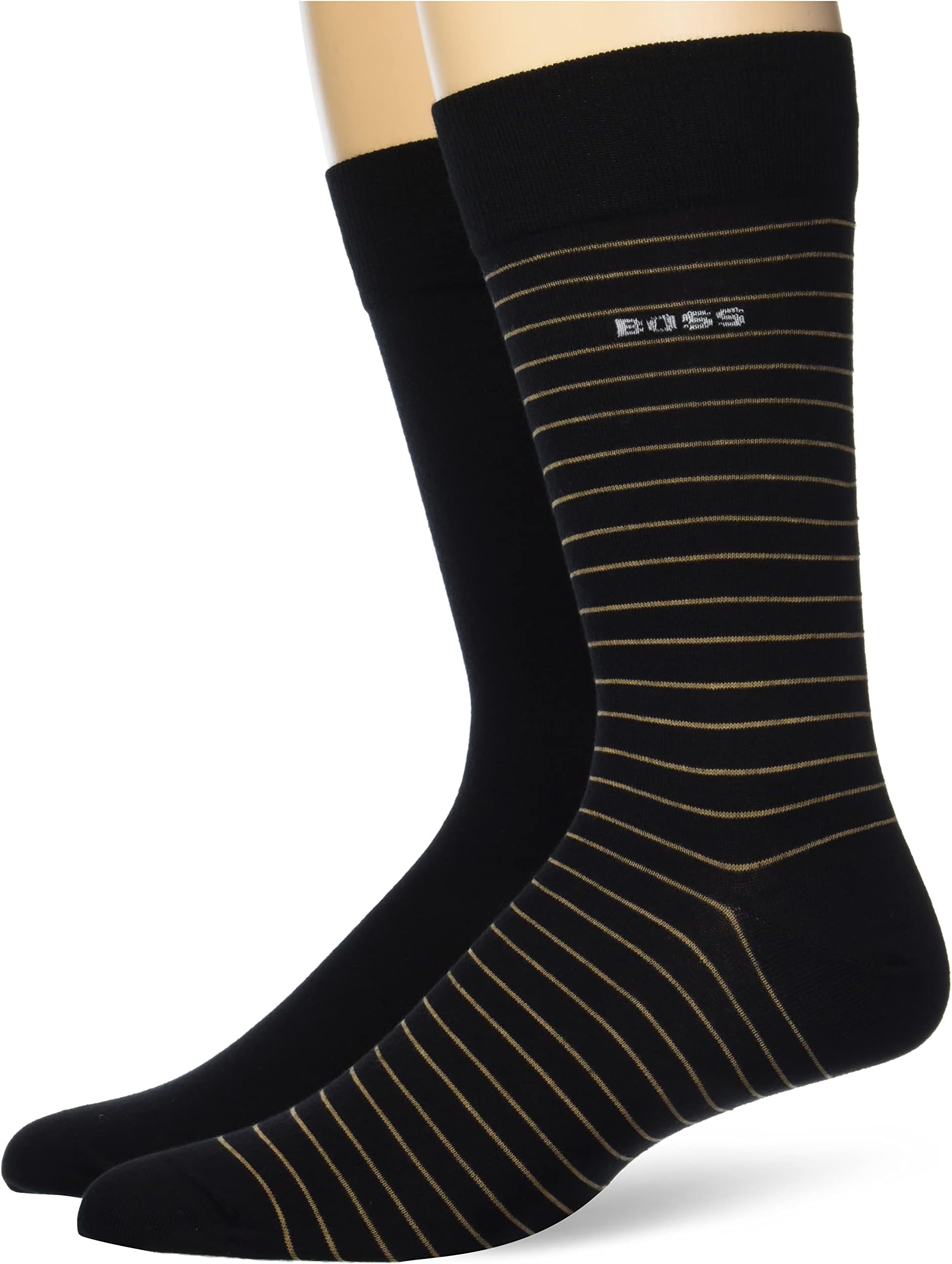 BOSSMen's 2-pack Big Logo Combed Cotton Socks