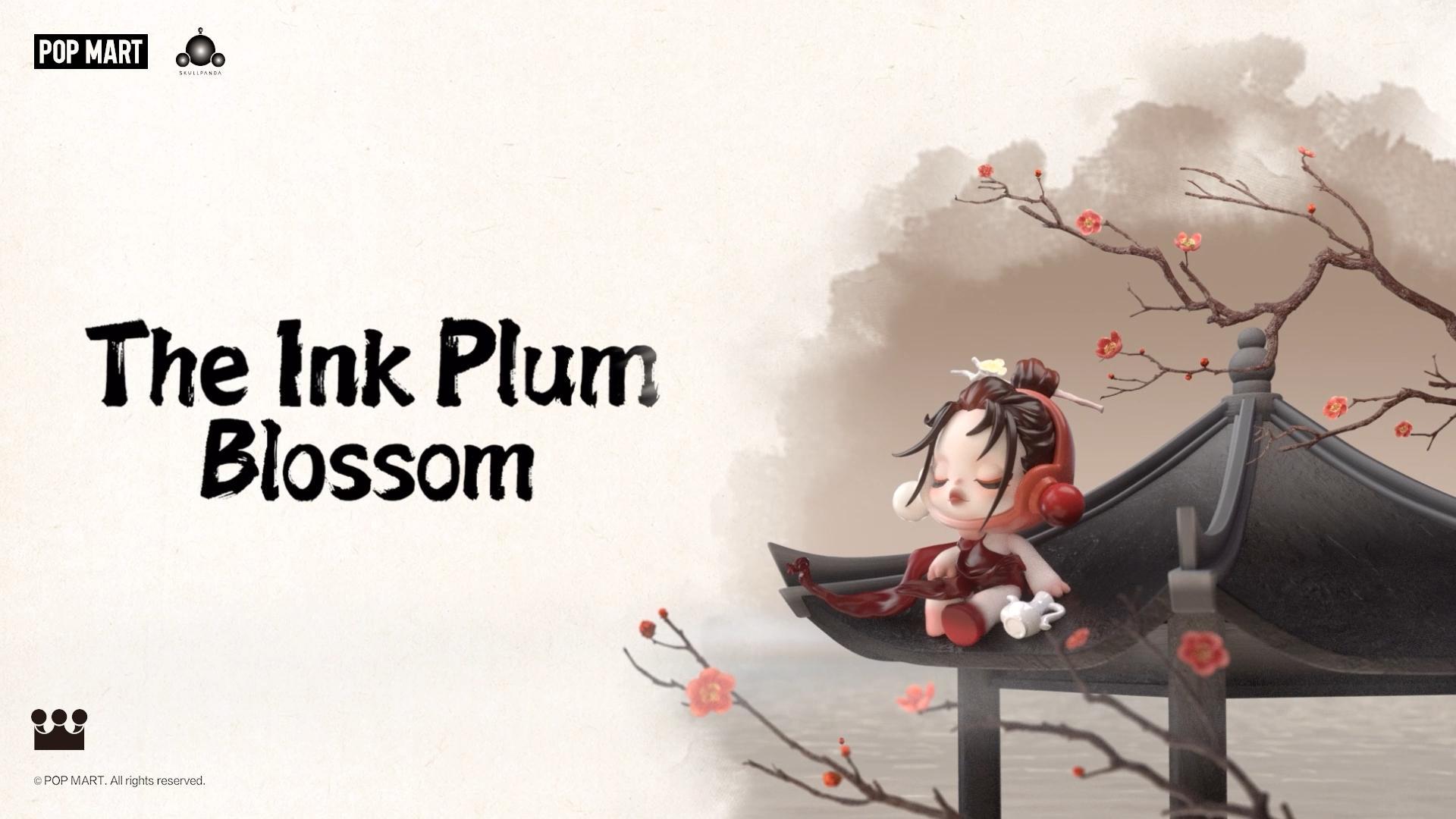 Amazon.com: POP MART SKULLPANDA The Ink Plum Blossom Series