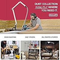 Vista 2 de Mullet ThirdHand Brazo Articulado de Recolección de Polvo (Brazo Articulado + Ciclón)