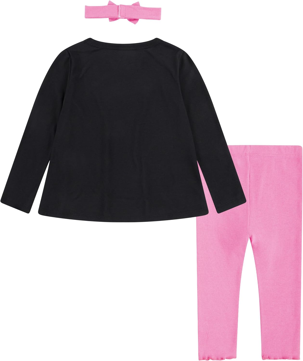 Hurley Baby Girls' Long Sleeve Top and Leggings 2-piece Outfit Set