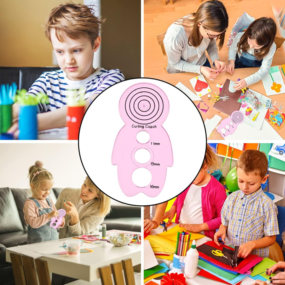 Holibanna 10pcs DIY Paper Quilling Mold Quilling Paper Tool Craft Tool for Craft