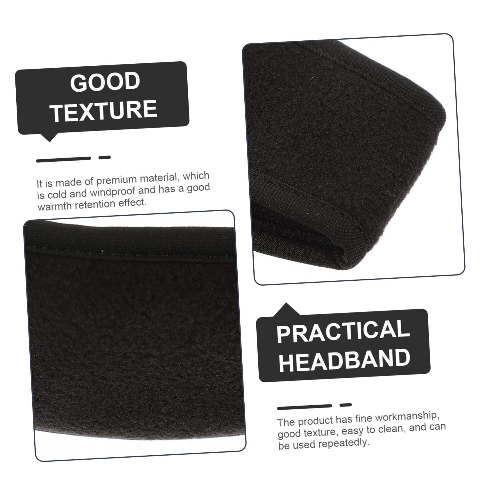 VICASKY 2Pcs Outdoor Ski Headbands for Winter Warm Ear Protection Wear Resistant Headbands for Cold Weather Activities for Cycling and Sports