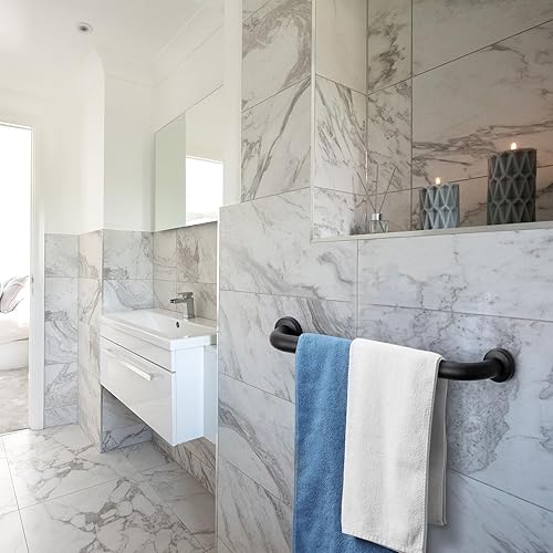 Miniatura 3 de Paquete de 4 barras de agarre para ducha, 12 pulgadas de acero inoxidable para montaje en pared, barra de seguridad para ancianos, barra de