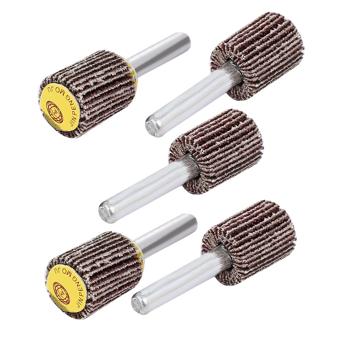 Aexit 15mmx50mm Polishing Abrasives Grinding Abrasive Flap Wheels 5pcs Model:42as308qo665