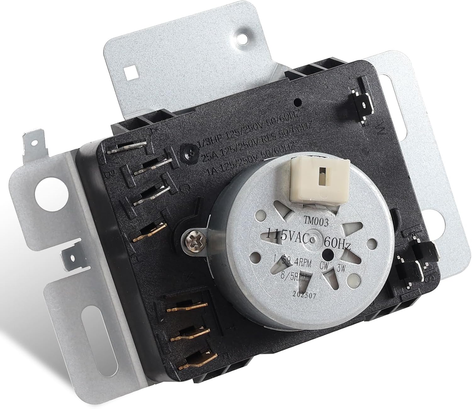 W10854240 W10642934 Dryer Timer Compatible with Whirlpool Dryer Timers YWET4027HW2, YWET4027EW0, YWET4024HW0, 115V 60Hz OEM Dryer Timer Replacement for 4383816, PS11731277, 2-Year Warranty