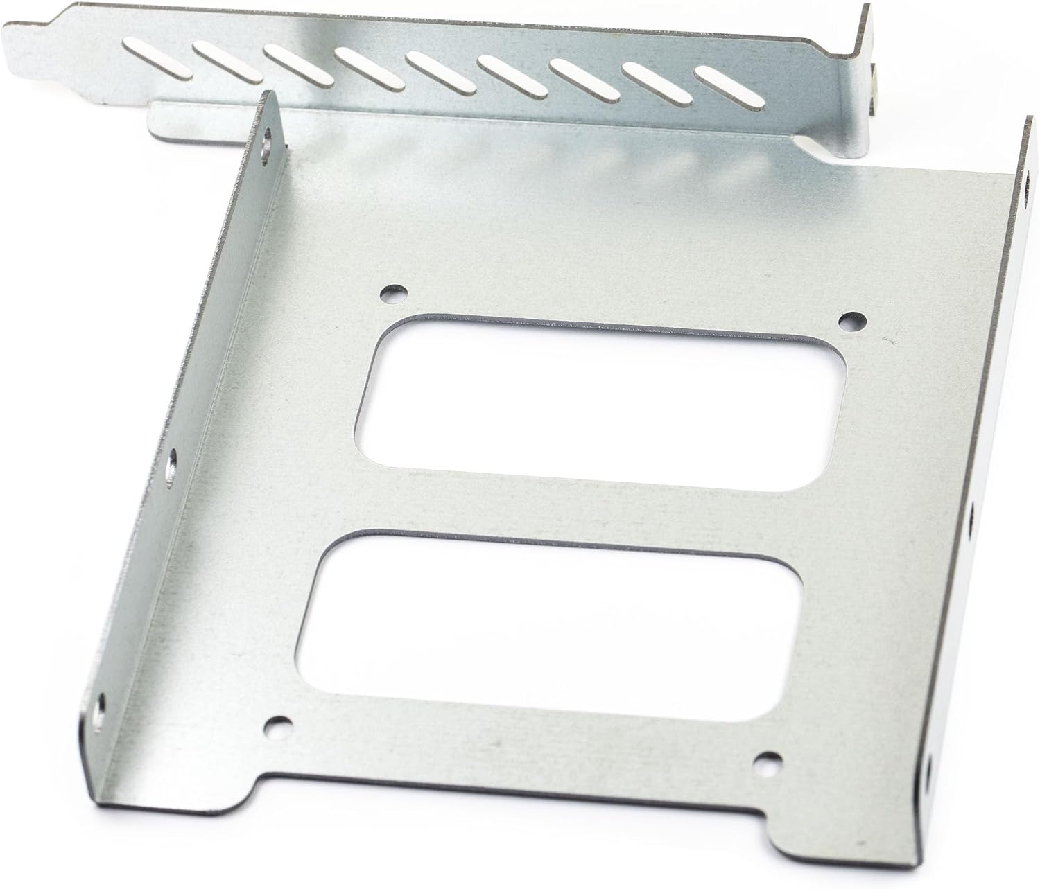 2pcs 2.5" to 3.5" Hard Drive Tray Holder for PCI SSD HDD Metal Mounting Bracket Adapter