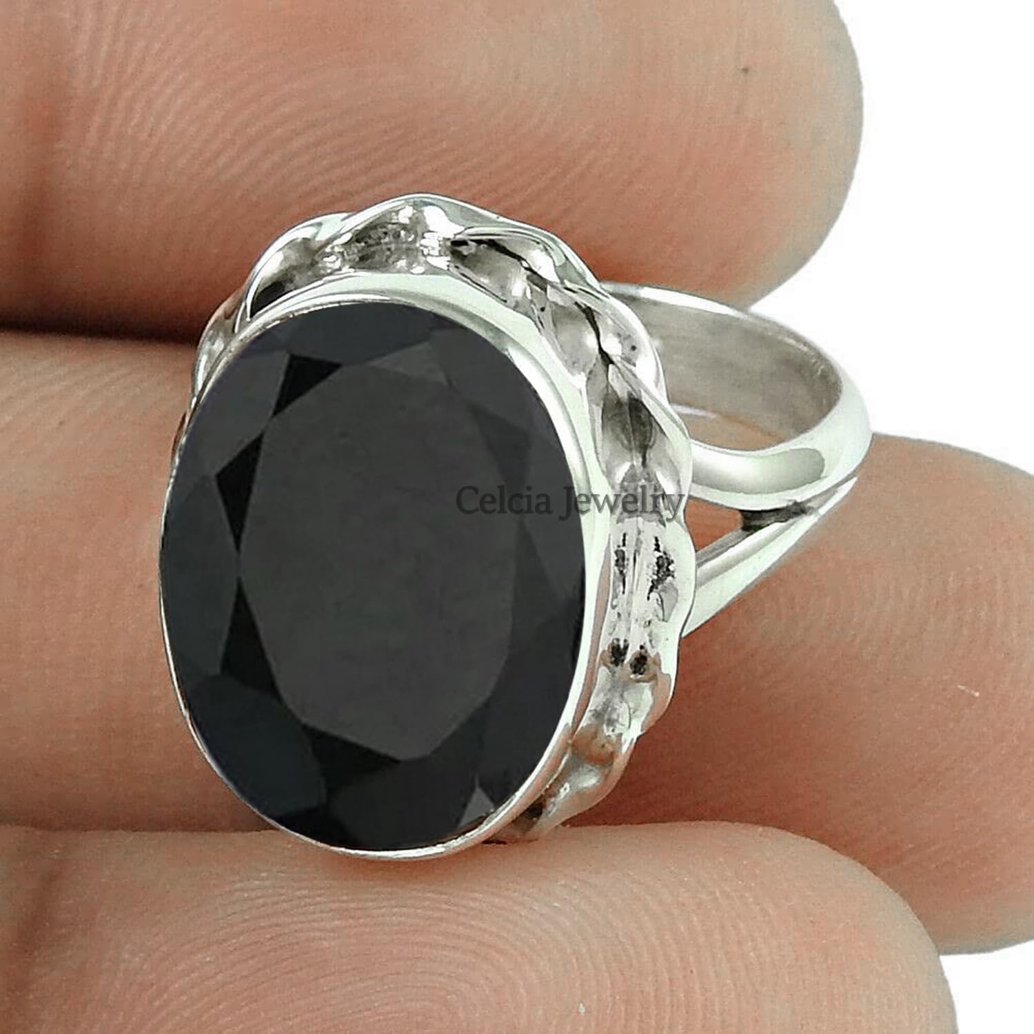 Natural Ruby Gemstone Ring 925 Sterling Silver Handmade Jewelry for Women Birthstone Ring