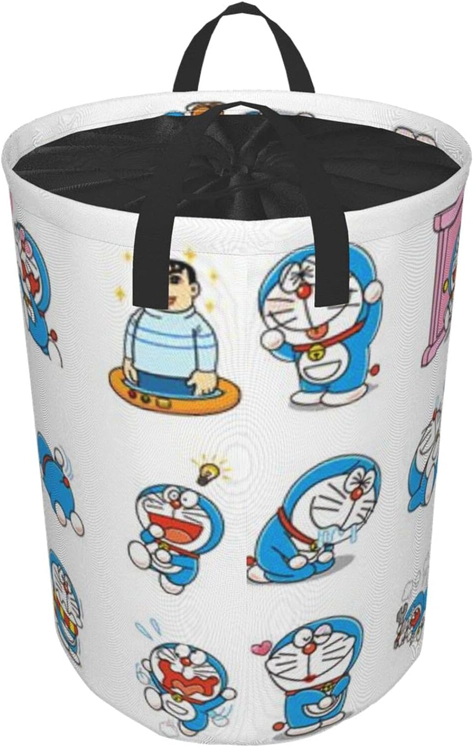 Amazon Co Jp ドラえもん ランドリーバスケット ランドリーバッグ 洗濯かご おりたたみ 洗濯カゴ 多機能 収納ボックス 防水 取っ手付き ランドリーボックス おもちゃ収納 おしゃれ バケツ ホーム キッチン