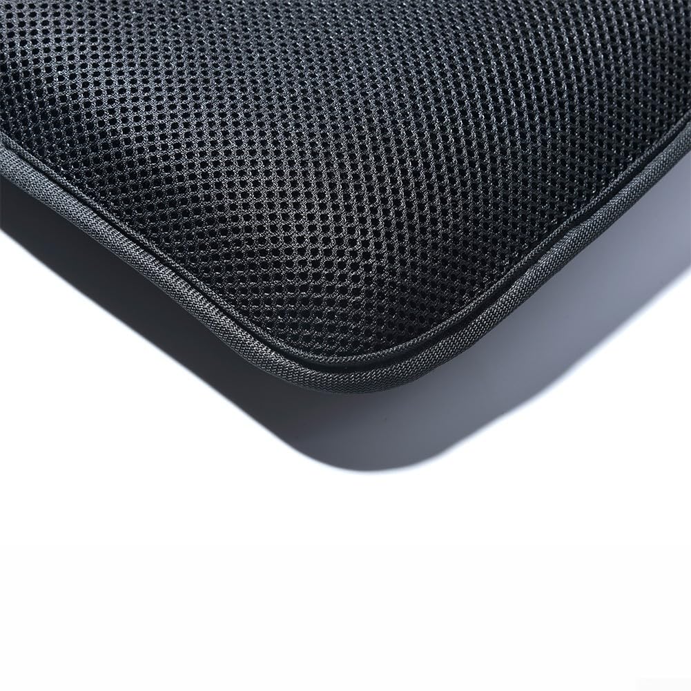 Cuscino per sella moto in gel ad alte prestazioni, progettato con struttura a nido d'ape per traspirabilità e comfort