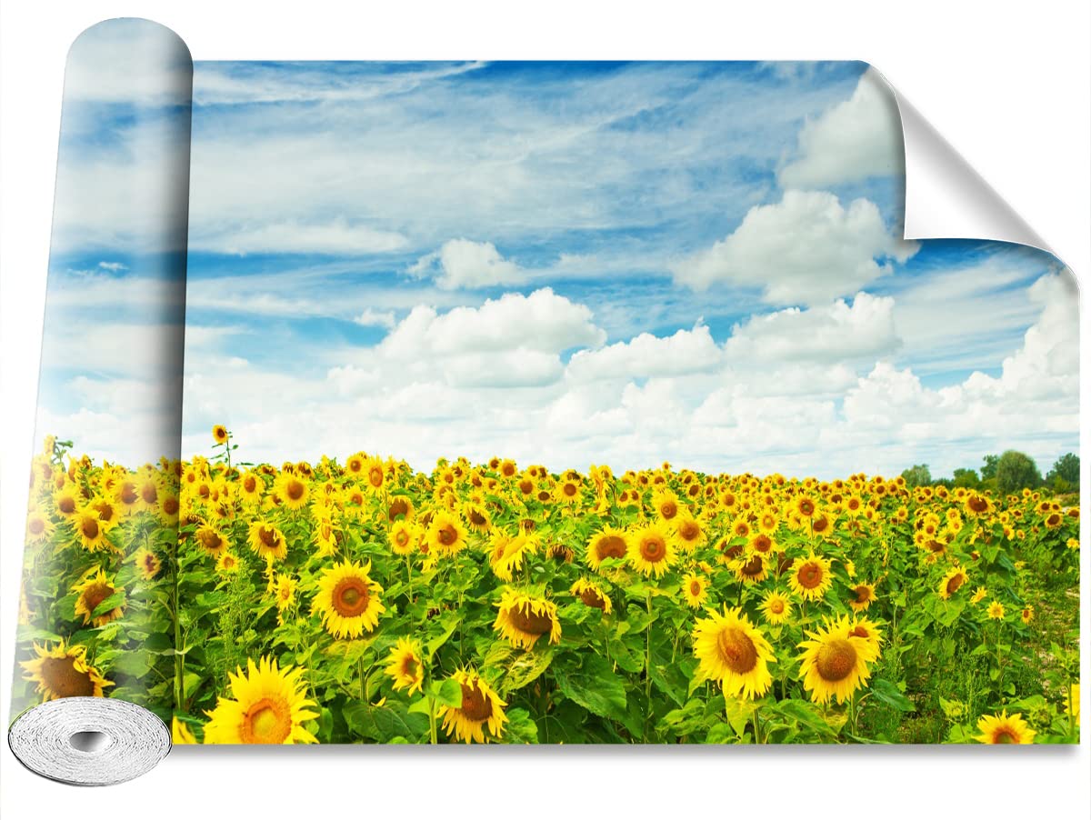Stickers muraux tournesol Tulup pour illuminer le salon en un clin d'œil