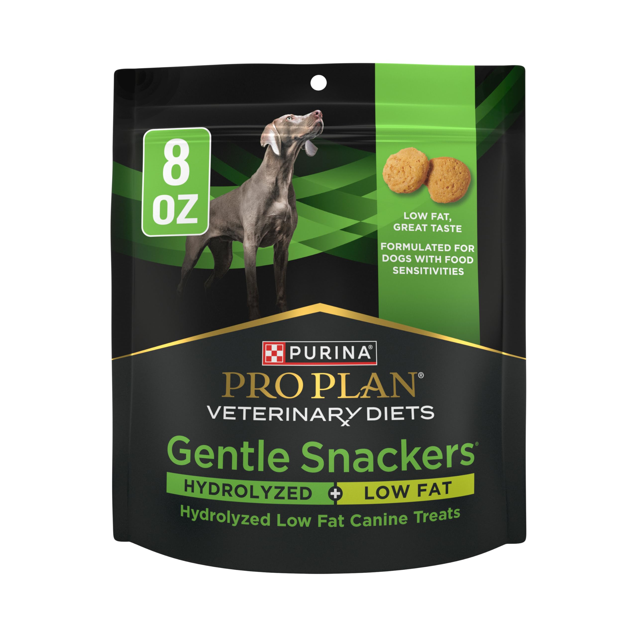 Purina Pro Plan Veterinary Diets Gentle Snackers Hydrolyzed Plus Low Fat Dog Treats - 8 oz. Pouch