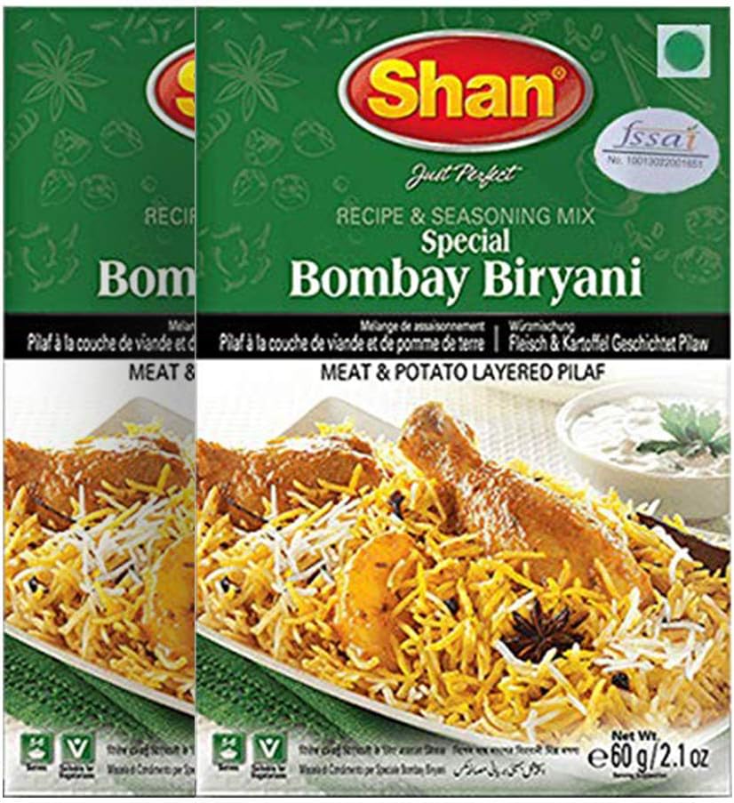 Shan Special Bombay Biryani Masala, 2.12 oz ℮ 60 g, 2 Pack
