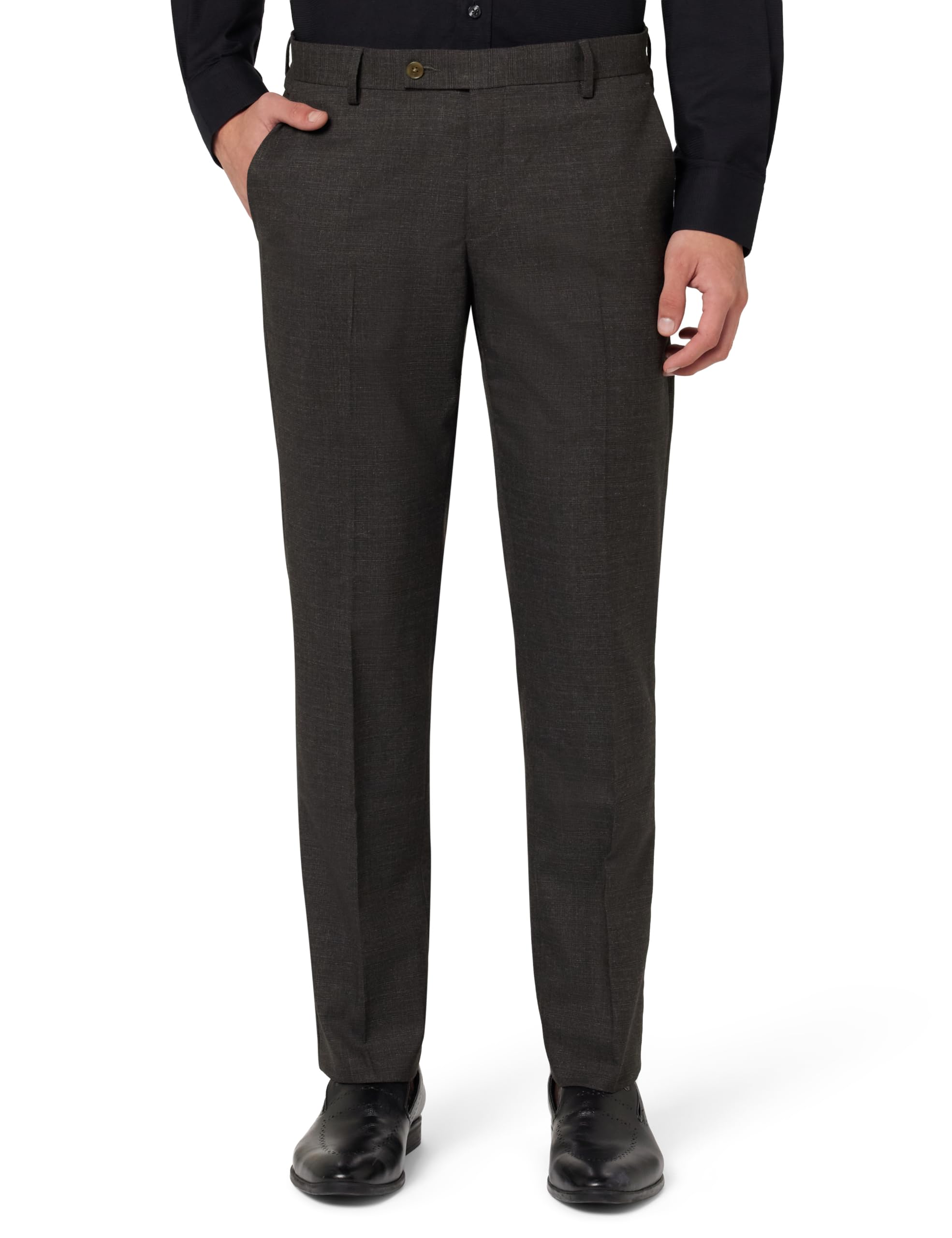 arrow Men's Tapered Fit Mid Rise Pants-picture-11