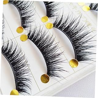Beavorty 5 Pares De Cílios Postiços Cílios Postiços Grossos Naturais Cílios 3D Fofos Cílios Longos E Finos Maquiagem Cílios Postiços Cílios Postiços Longos Cílios Postiços Definidos Finos