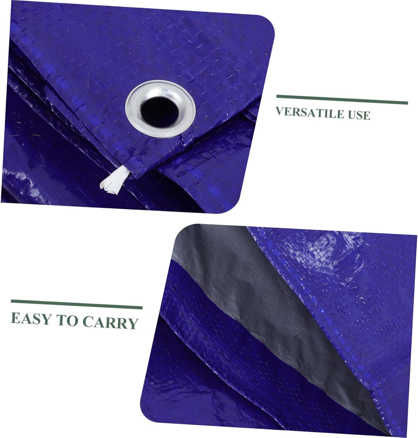 Yardwe Tarps Heavy Duty for Outdoors Rainproof Canopy Sun Shade Cloth Metal for Firewood Cover