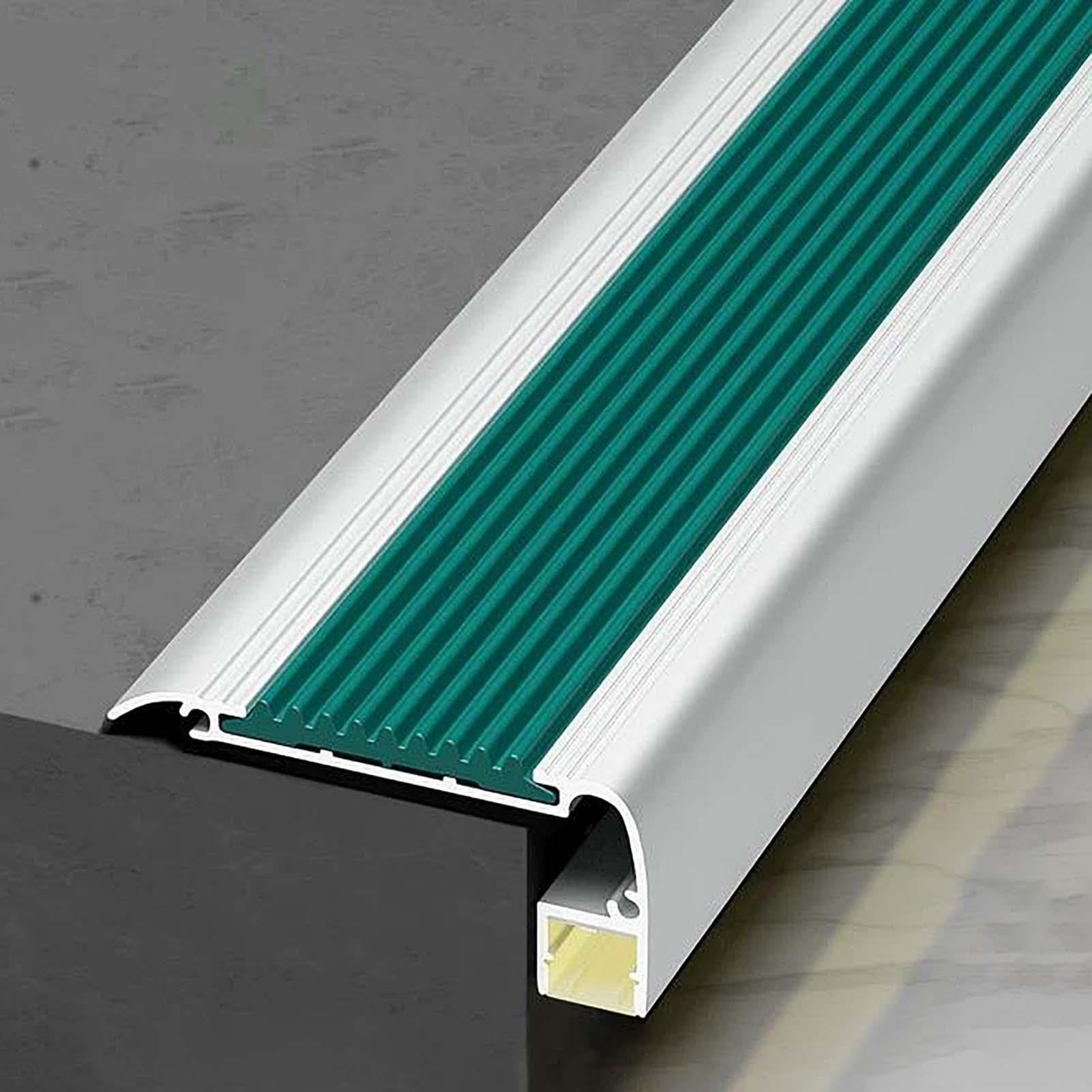Profilo per Bordi Scale Profilo Paraspigolo per Gradini in Alluminio Forma