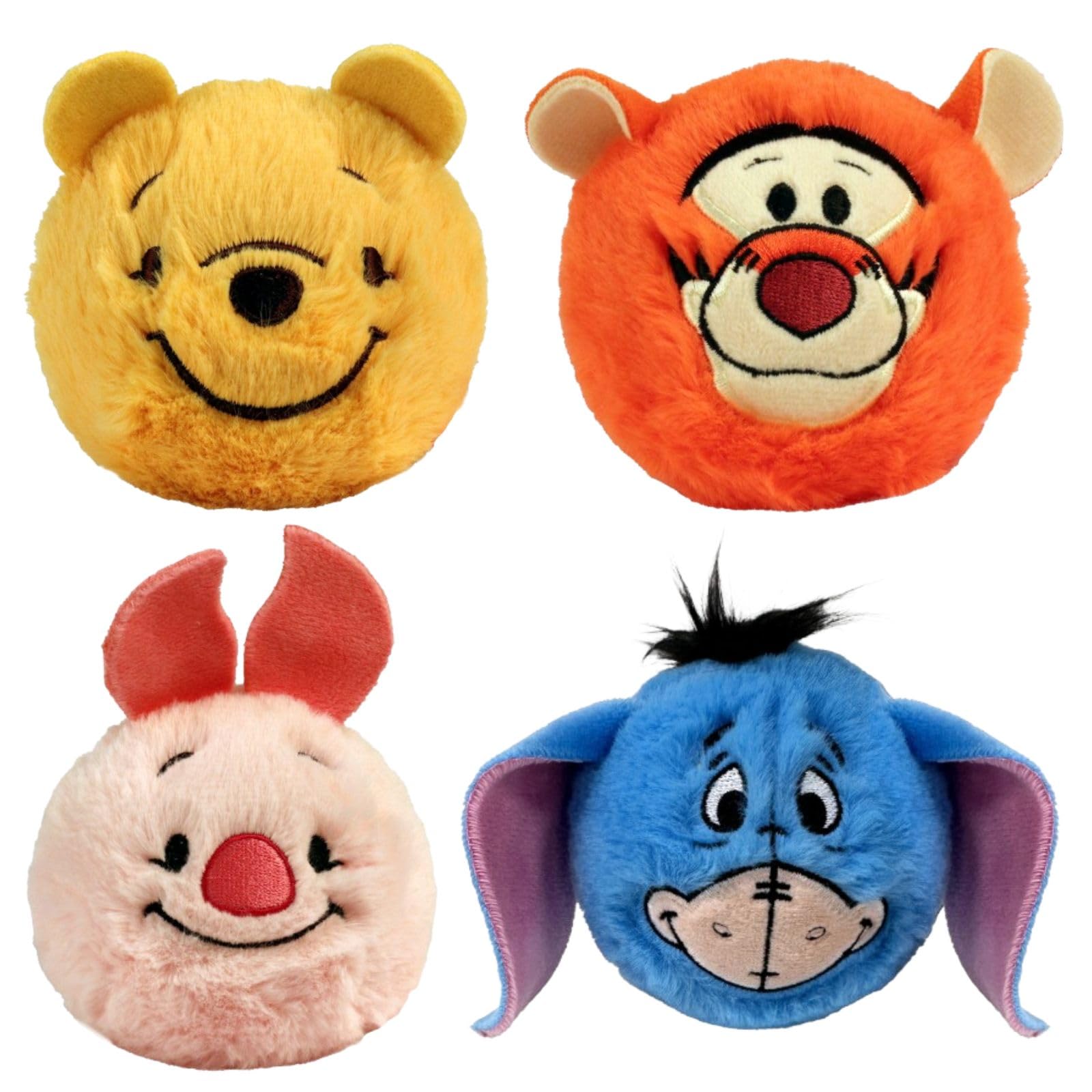 TY Winnie The Pooh, Piglet, Tigger, and Eeyore Bouncers 4 Piece Plush Set – Soft Plush Bouncy Toys for Kids – Collectible Cuddly Character Gift — image 1