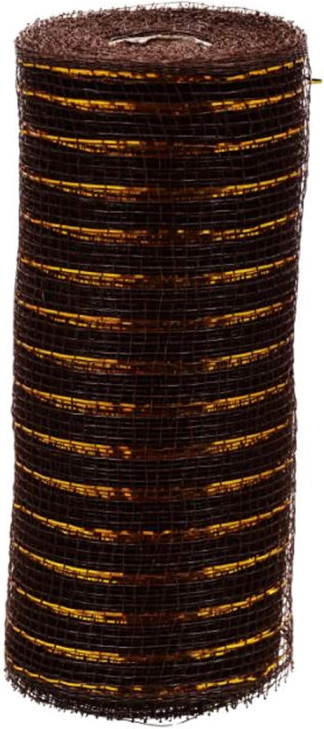 Autumn Fall Decorative Mesh Ribbon, 5-ct Set, Total 25 Yards