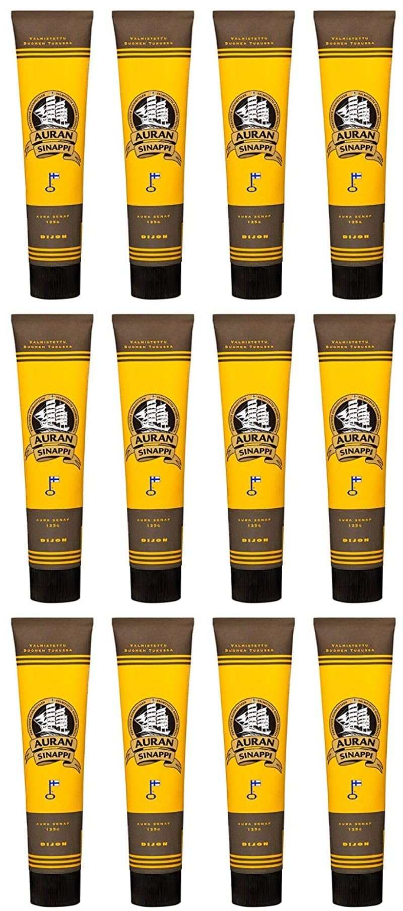 Moutarde Auran Sinappi pot 125g condiment pour marinade et viande