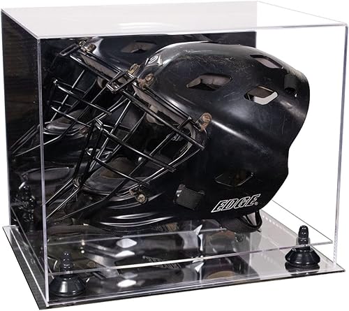 Miniatura 11 de vitrina de acrílico tamaño real casco fútbol americano.