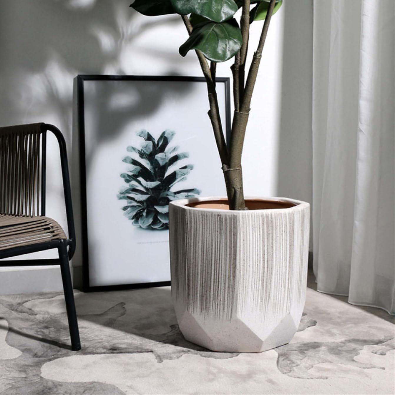 Amazon.co.jp: XCZYL プランター プラントポット 陶器鉢 セラミック