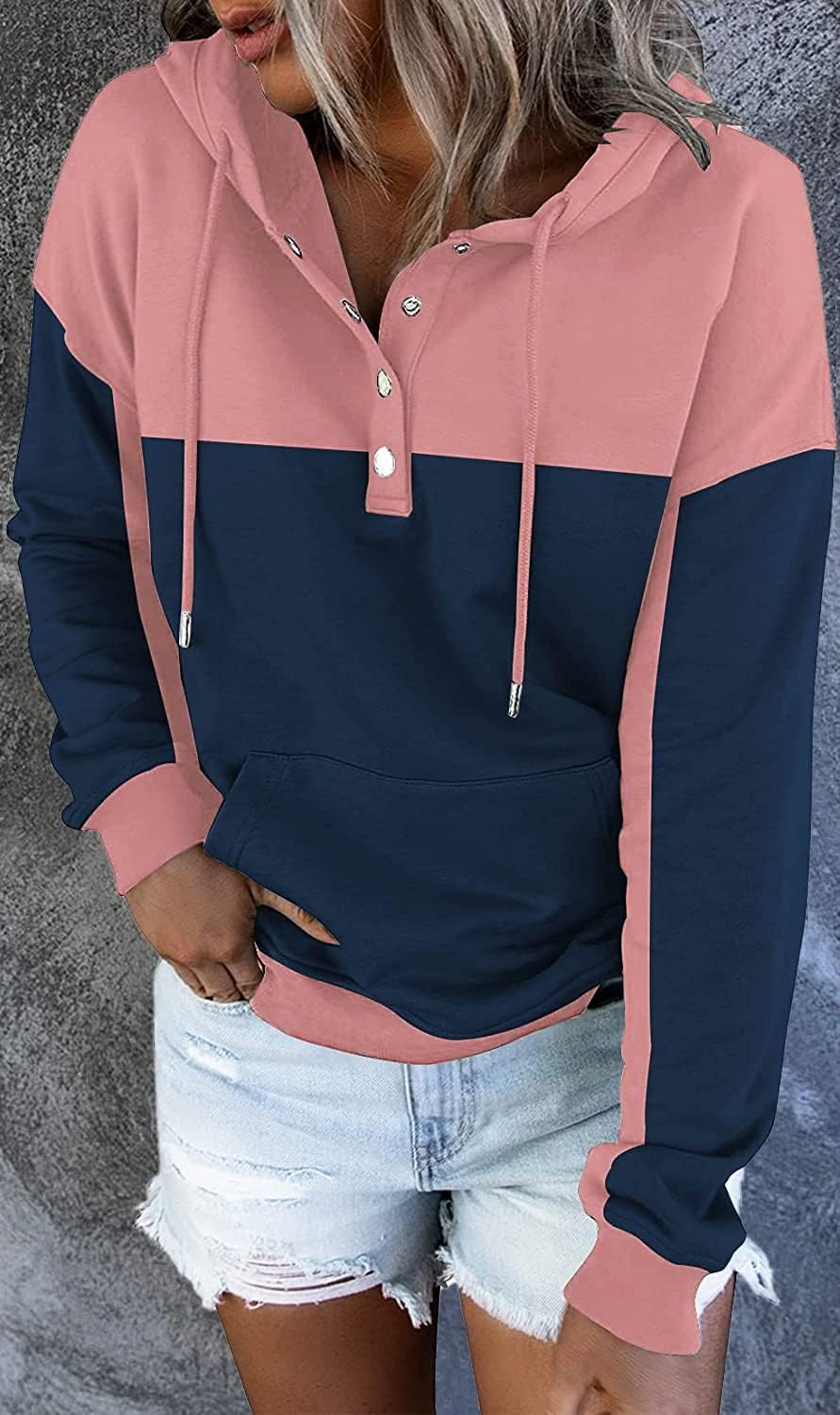 ROSELINLIN Womens Hoodies Sweatshirts with Kangaroo Pockets - Image 2