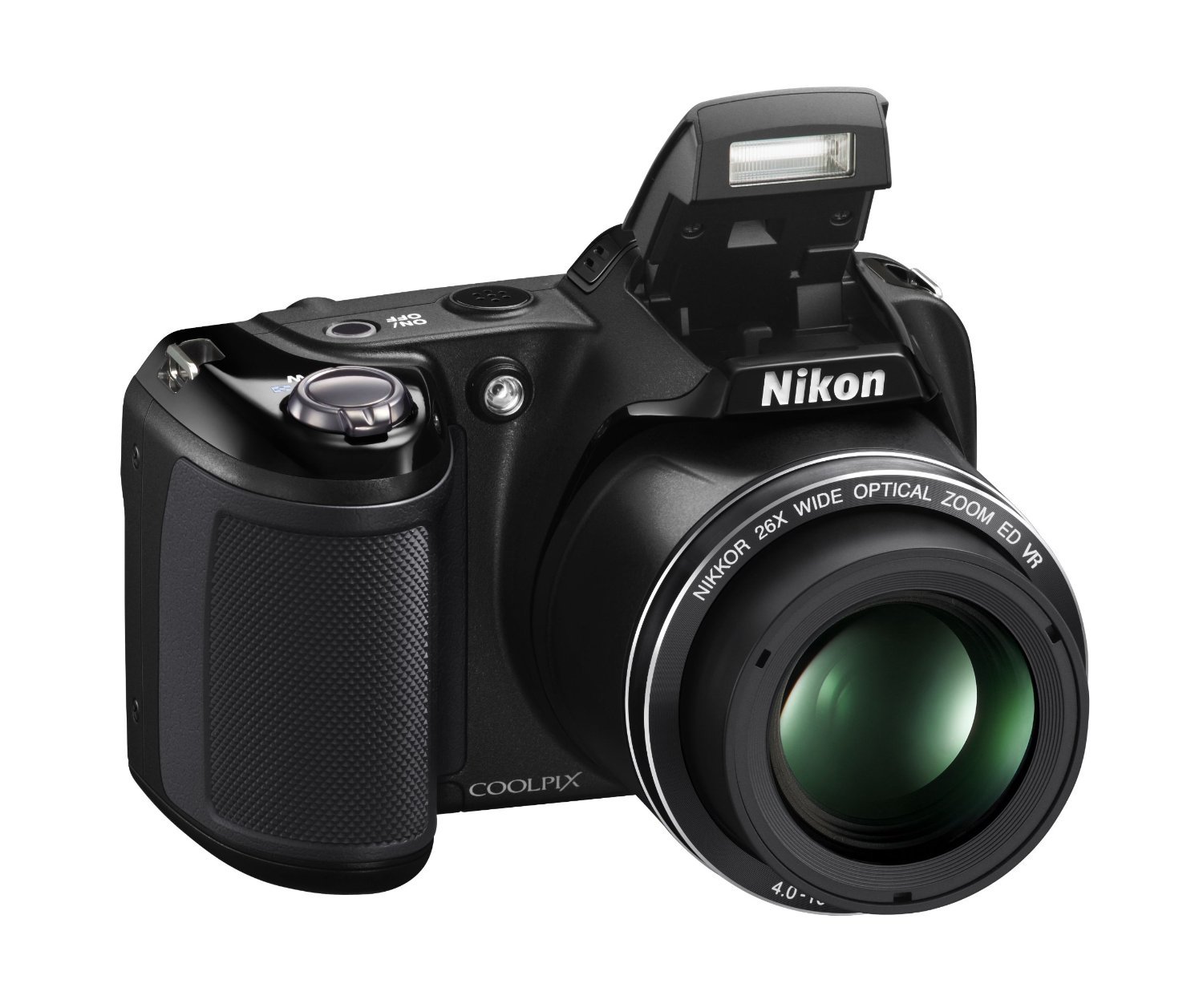 Sacoche Pour Appareil Photo Nikon Coolpix L330/L830 - Noir - Protection Anti-Choc - Poches Accessoires - Sangle Réglable Incluse