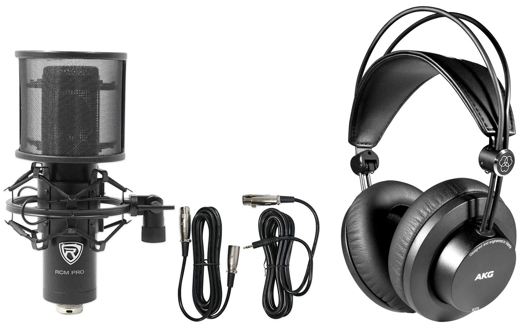 Akg K275 Recording Monitoring Studio Headphones Condenser Mic