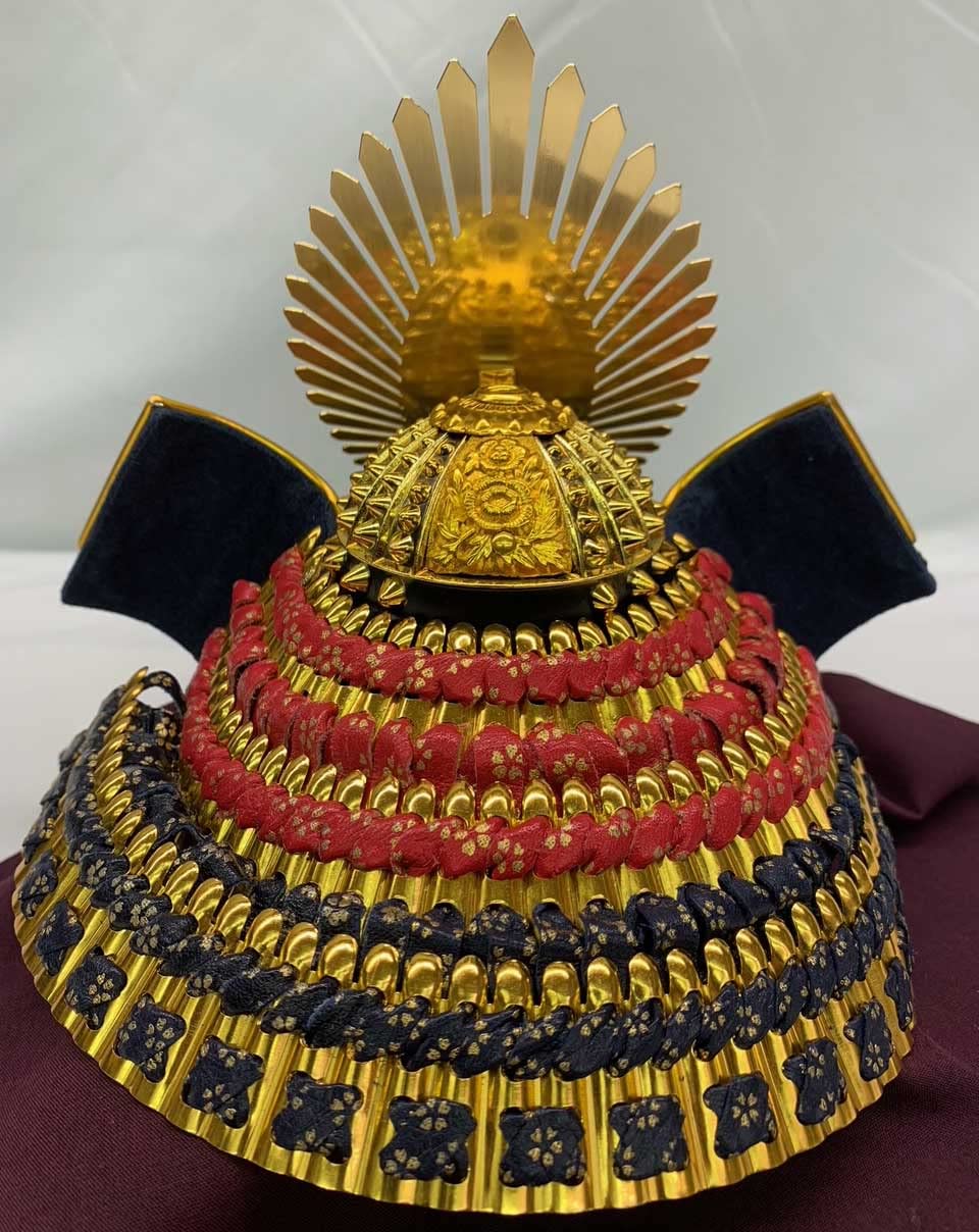 伝統的な武士の兜飾り⑦ 五月人形 K-314 武田信玄公 兜平飾り 佳月オリジナル｜雛人形