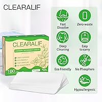 Vista 41 de CLEARALIF Laundry Detergent Sheets, Orange, 64 Load, CLEARALIF Laundry Detergent Strips Eco Friendly & Hypoallergenic