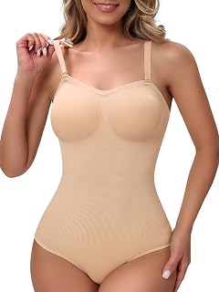 Strapless Shapewear for Women Sleeveless Bodysuit Seamless Tummy Control Waist Sculpting Body Shaper - Amazon product rated Grade A