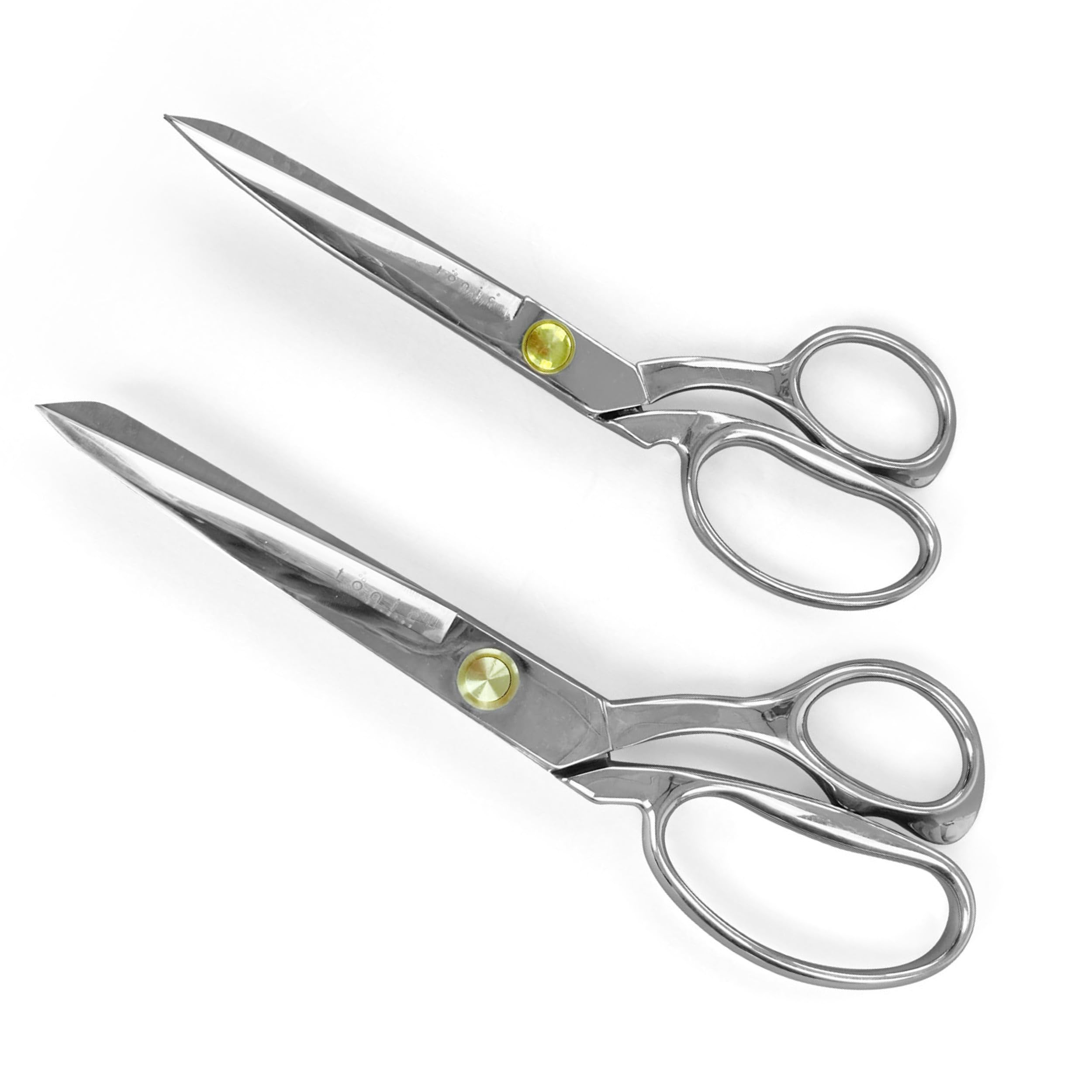 Tonic Studios - Fabric Scissor Bundle - UKBLK25 | Professional Tailoring Scissors with HIGH Carbon Steel | 10" and 8" Forged Fabric Scissors | Durable & Precise for Dressmaking, Upholstery, and More