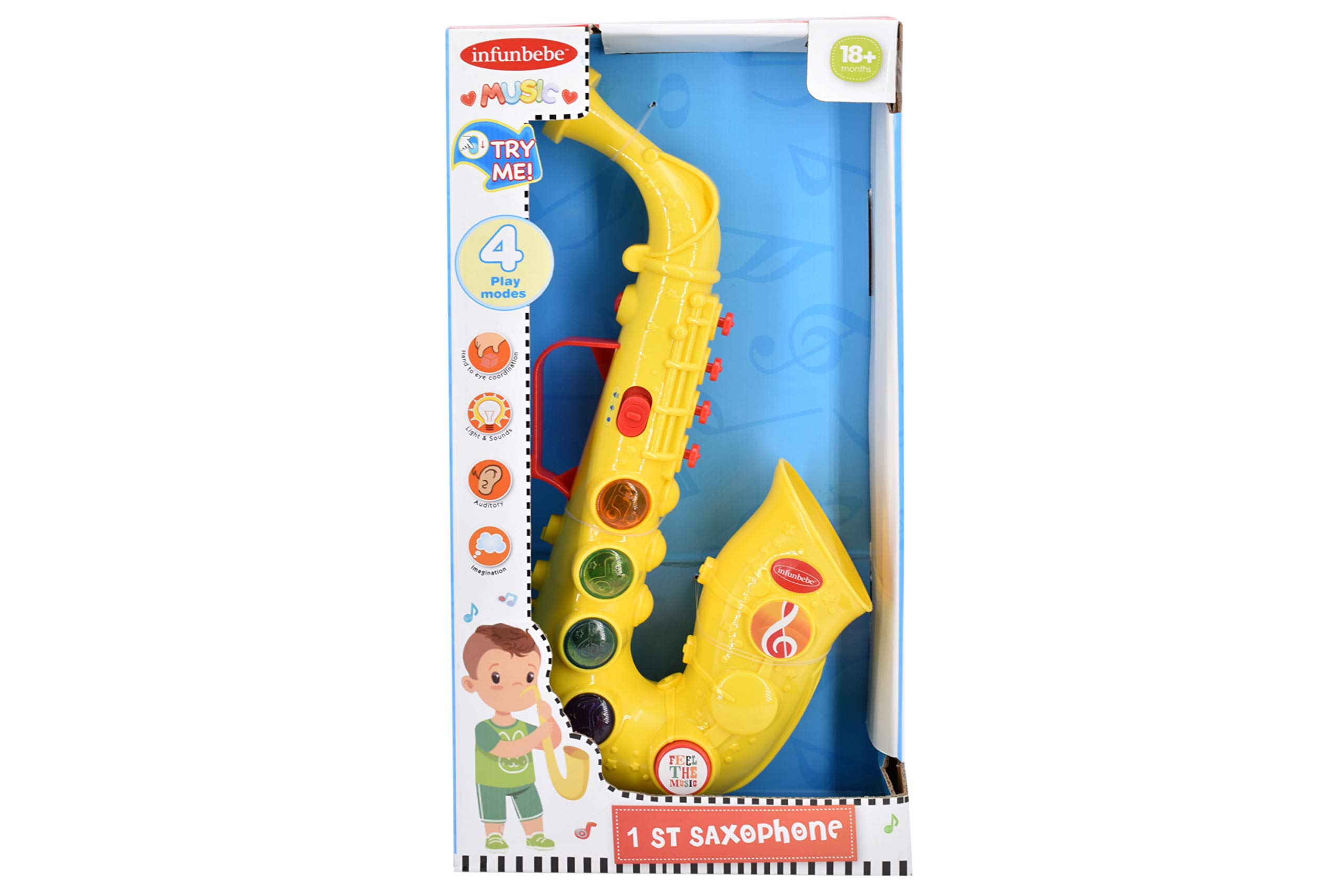 KandyToys My First Saxophone Musical Instrument | Toddler Toys | 18 Months +