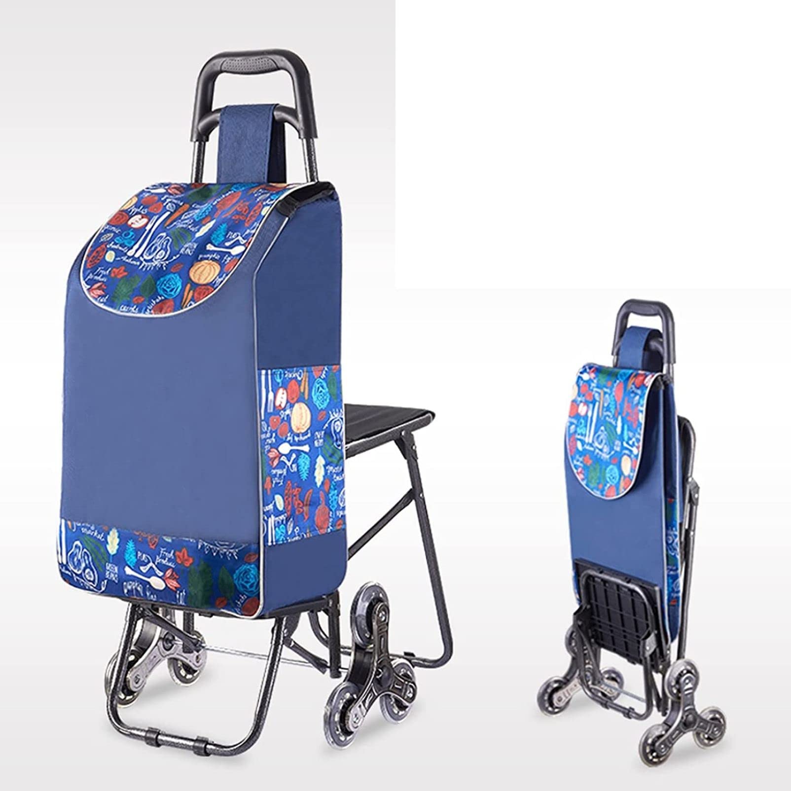 Amazon｜買い物カート 高齢者用 ショッピングキャリー 椅子付き