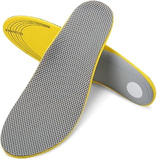 Orthortic Insoles High Arch Support Pad for Flat Foot Plantar Fasciitis Relieve Feet Pain Size US Men 7.5-11