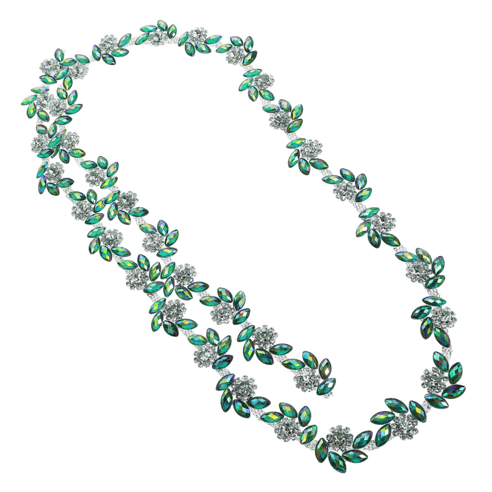 NUOBESTY 3pezzi Cintura Applique Con Strass Per Da Sposa Decorazione Elegante Per Abbigliamento Scarpe e Accessori Per Cerimonie e Feste